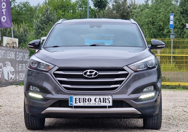 Hyundai Tucson cena 82900 przebieg: 98000, rok produkcji 2019 z Jasień małe 742